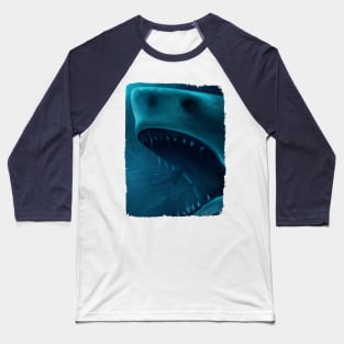 Megalodon Bite (untexted) Baseball T-Shirt